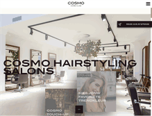 Tablet Screenshot of cosmohairstyling.com